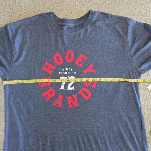 Hooey Heather Blue Crew Neck Short Sleeve T-Shirt - Size Large - Picture 4 of 9